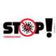Sticker Stop Coronavirus