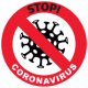 Sticker Stop Coronavirus