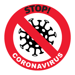 Sticker Stop Coronavirus