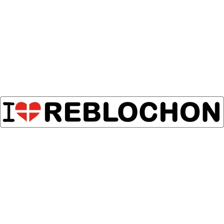 Autocollant I Love Reblochon