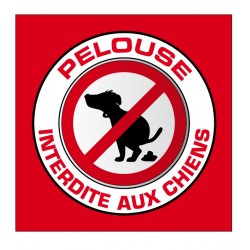 Pelouse interdite au chiens
