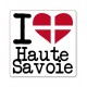 Autocollant i love Haute-Savoie