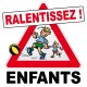 Panneau ralentir enfants