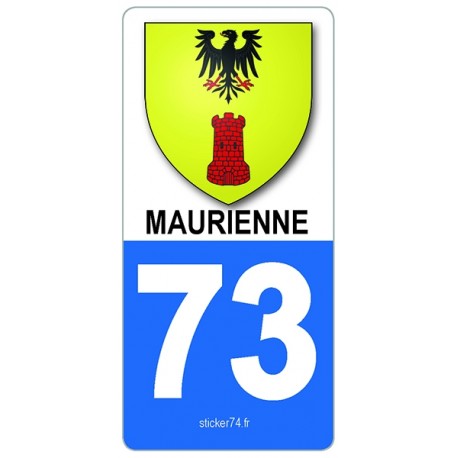 autocollant plaque "blason" Maurienne