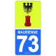 Autocollant plaque "Road" Maurienne