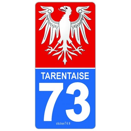 Autocollant plaque "Road" Tarentaise