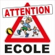 Panneau attention école