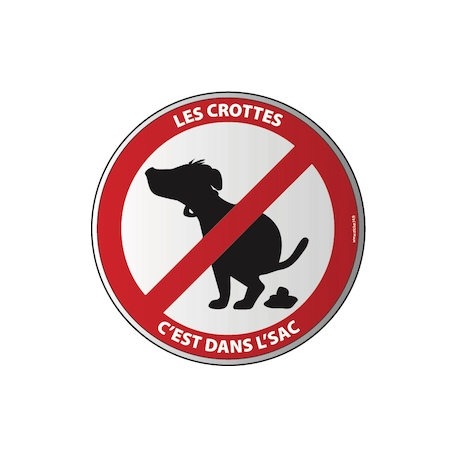 Les crottes, c'est dans l'sac